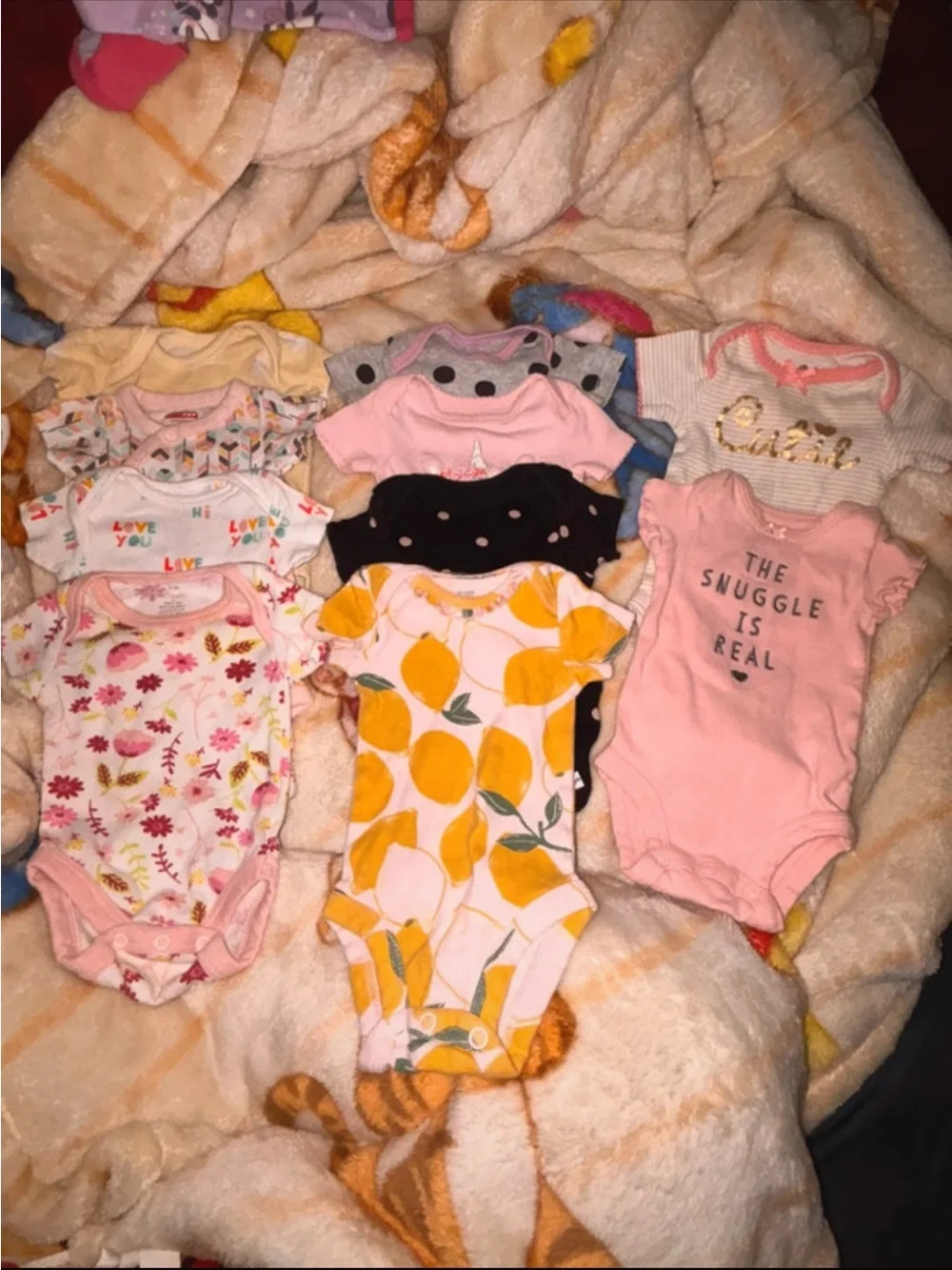 21 Mixed brand newborn Baby One-Piece Bodysuit